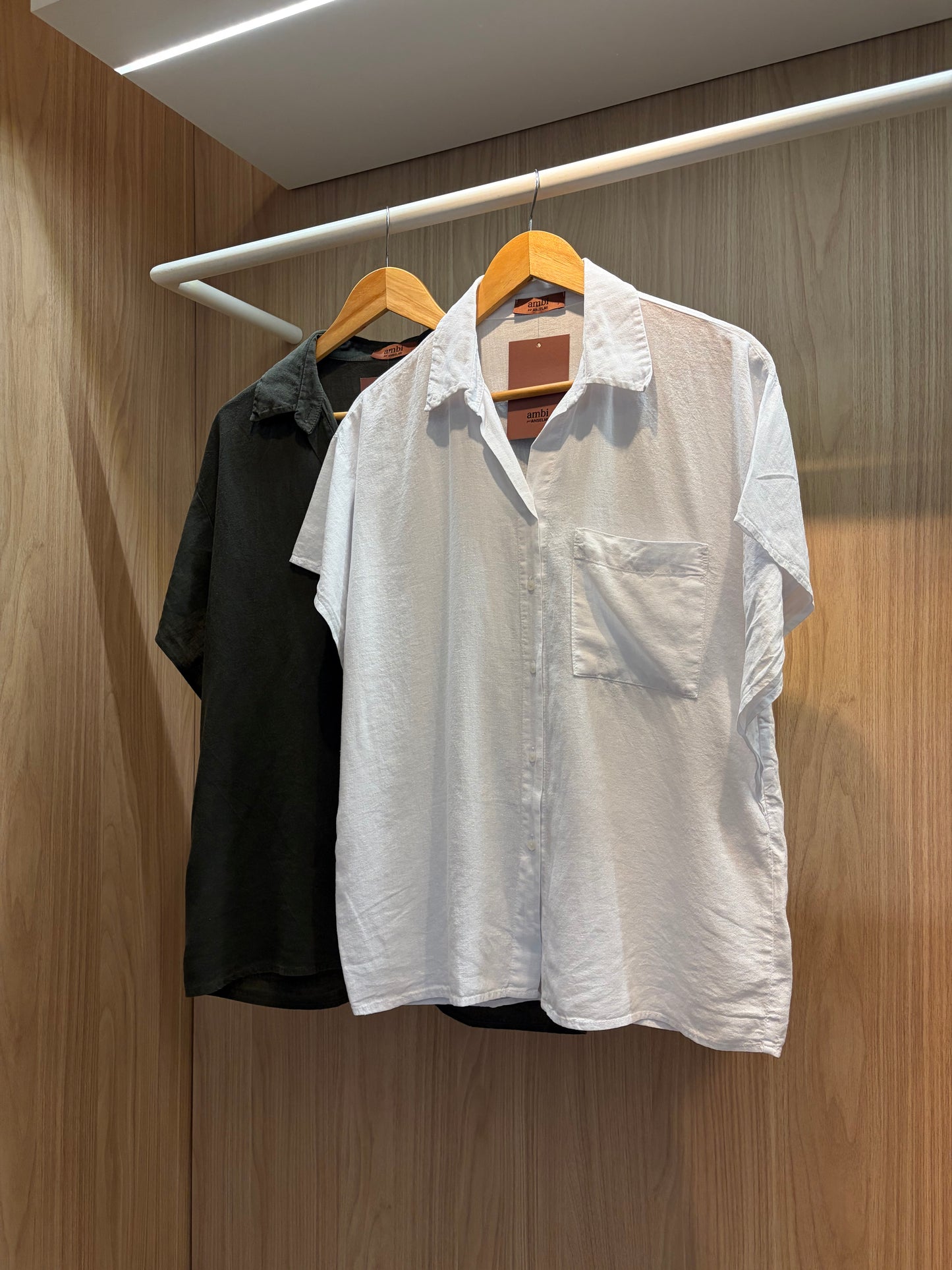 Camisa Manga Curta - cores