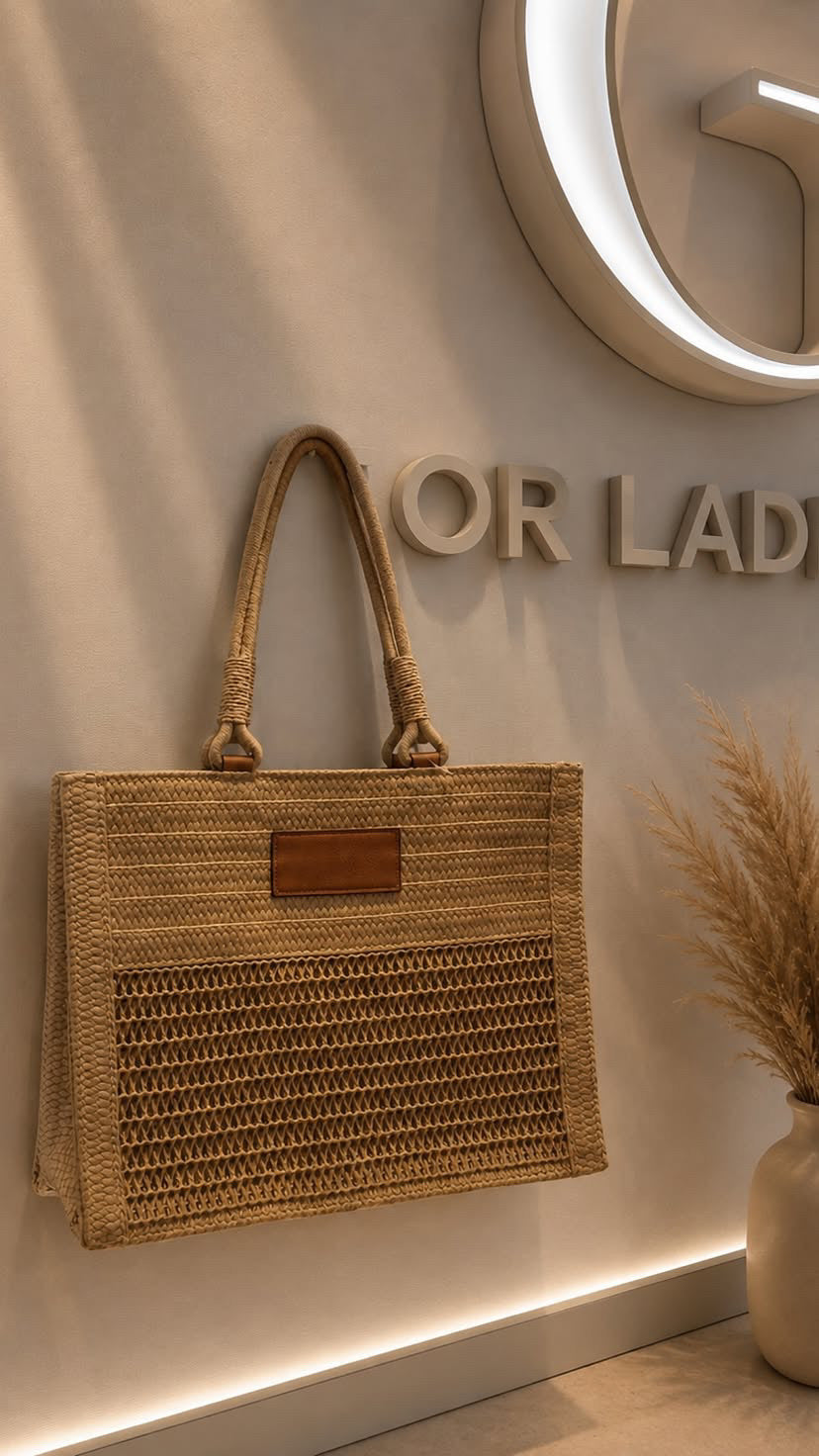 Bolsa Palha Quadrada