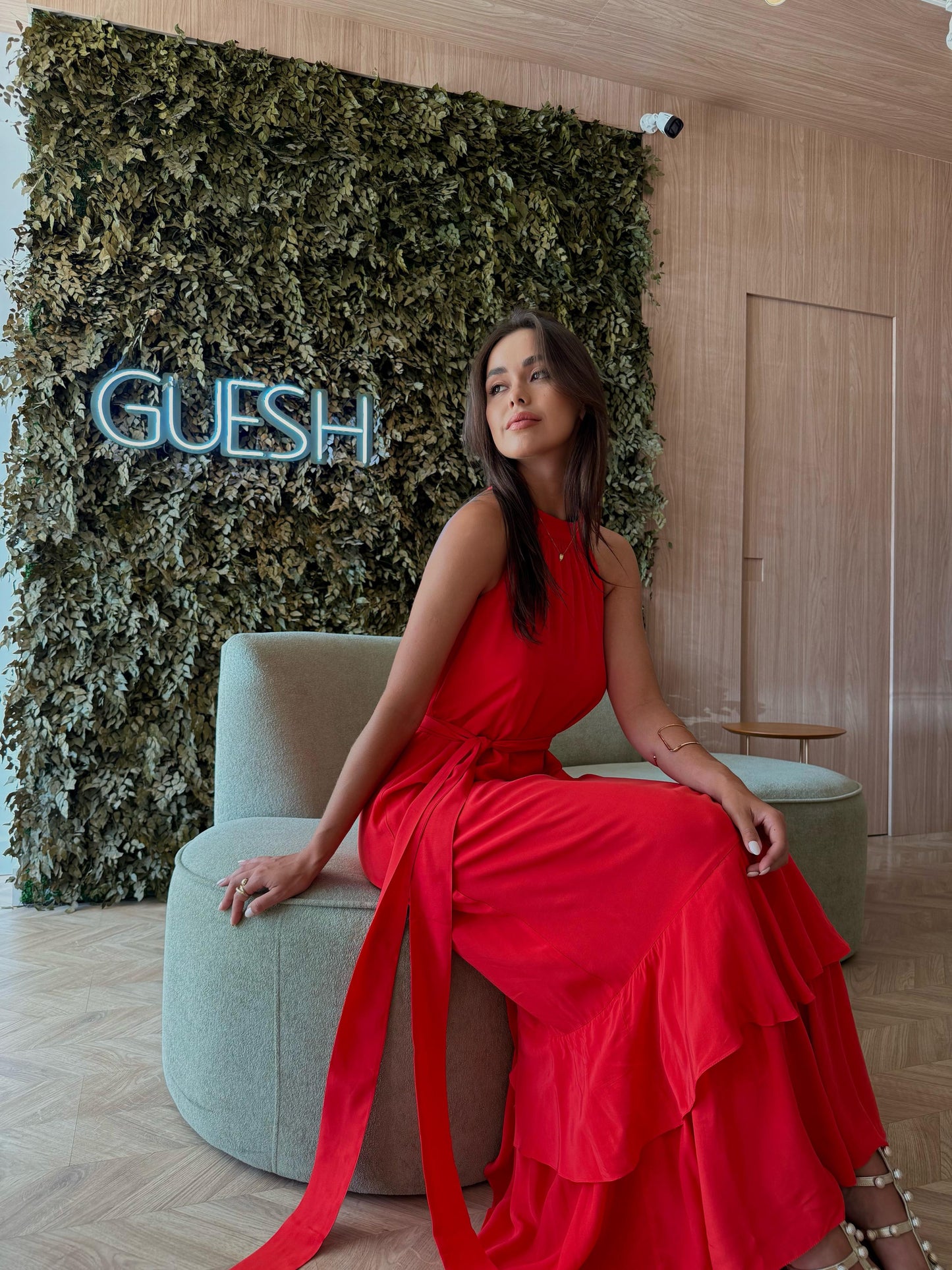 Vestido Longo Escarlate