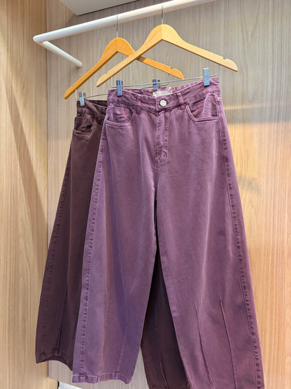 Calça Balloon Sarja - cores