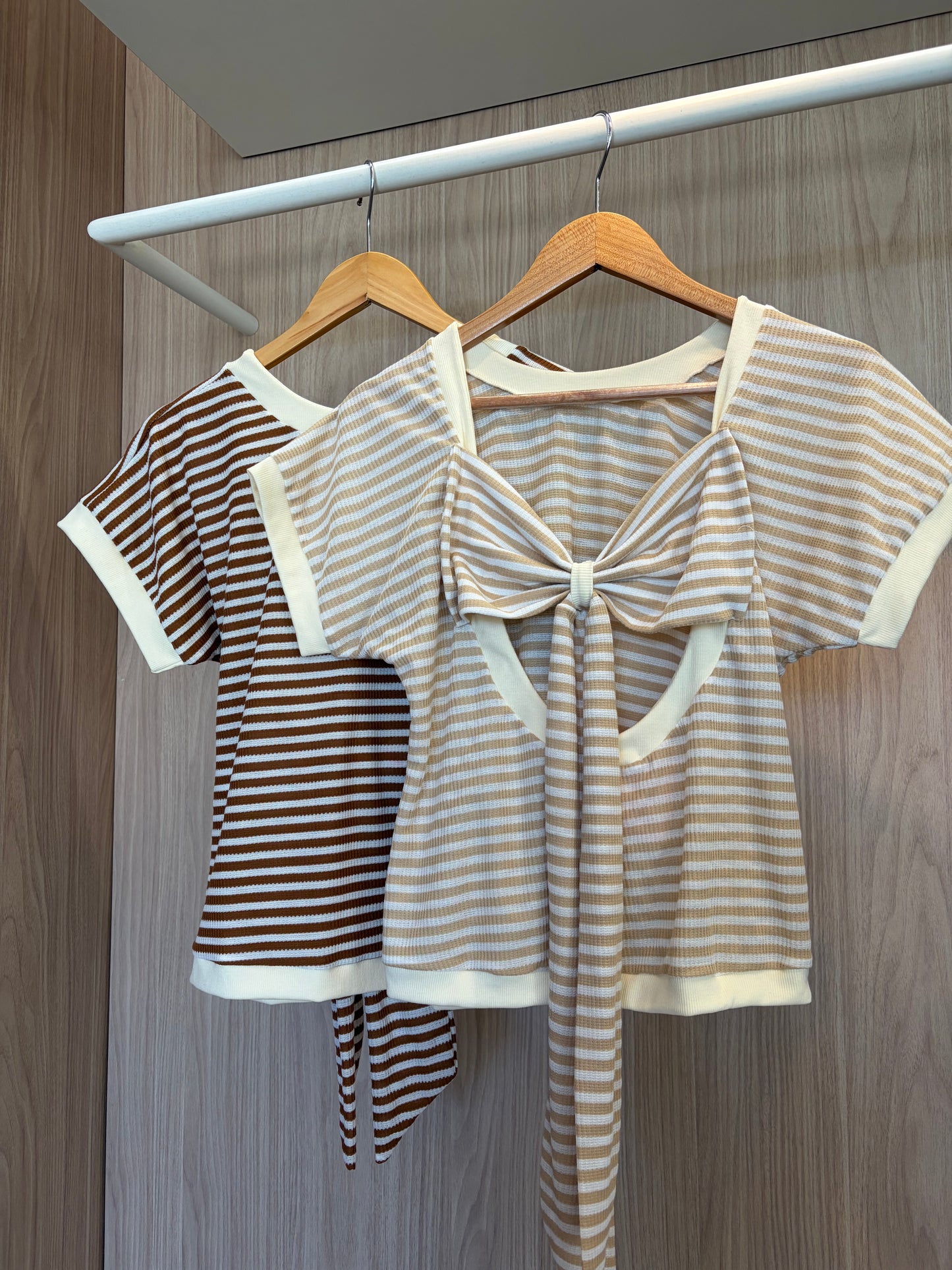 Blusa Listrada Laço - cores