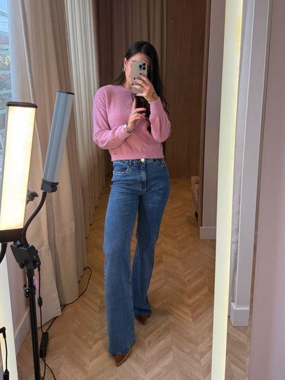 Calça Jeans wide slim - cores