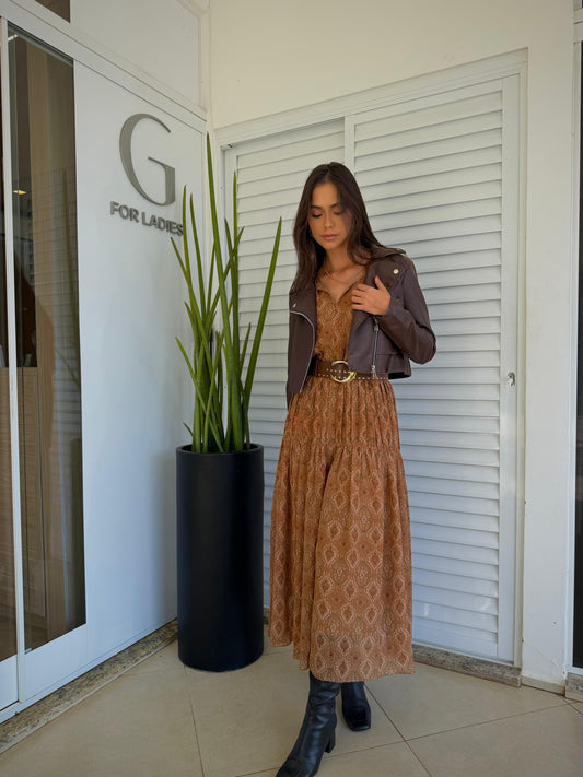 Vestido Estampado Mel