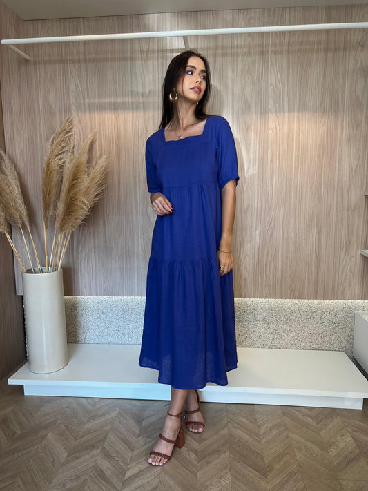 Vestido Azul Bic Amanhecer