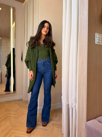 Calça Jeans Boot Cut Média