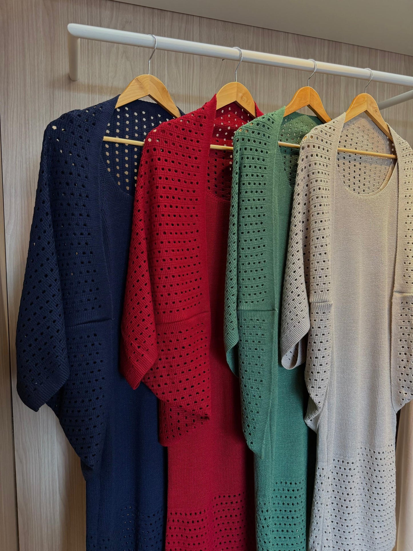 Conjunto Albânia em tricô - cores