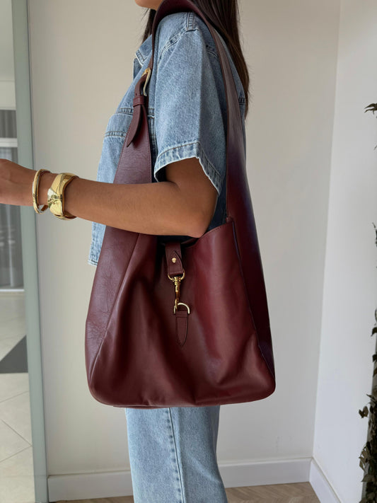 Bolsa Saco Boho Fecho Europeu