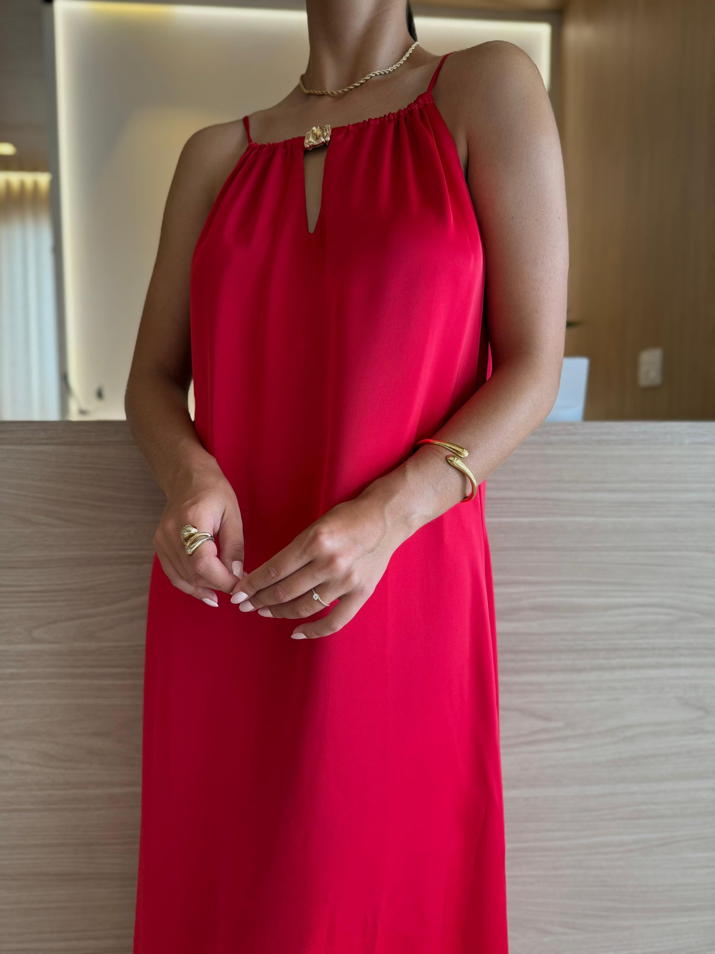 Vestido Amplo Carmim Summer