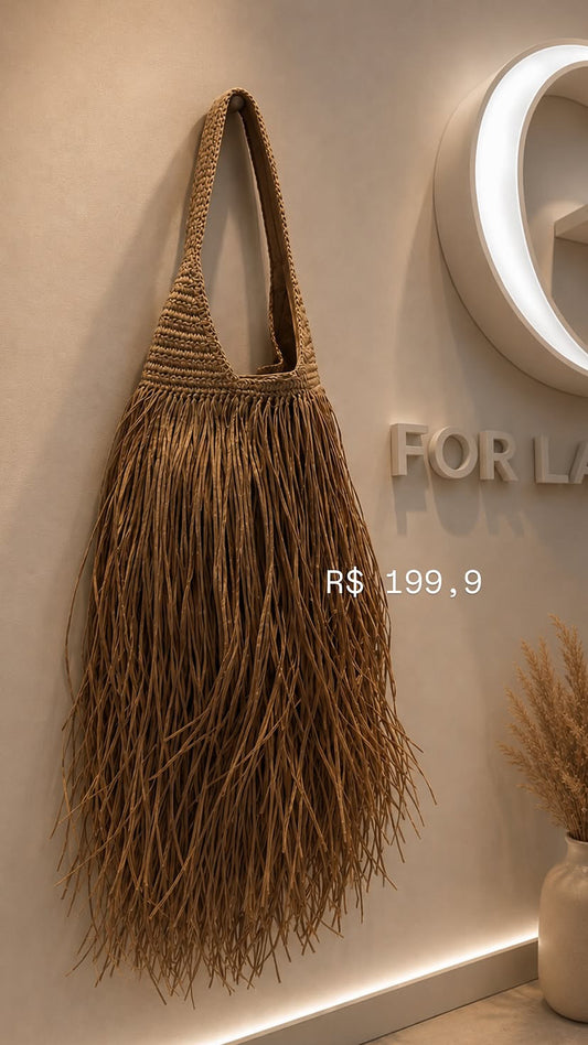 Bolsa Palha Franjas