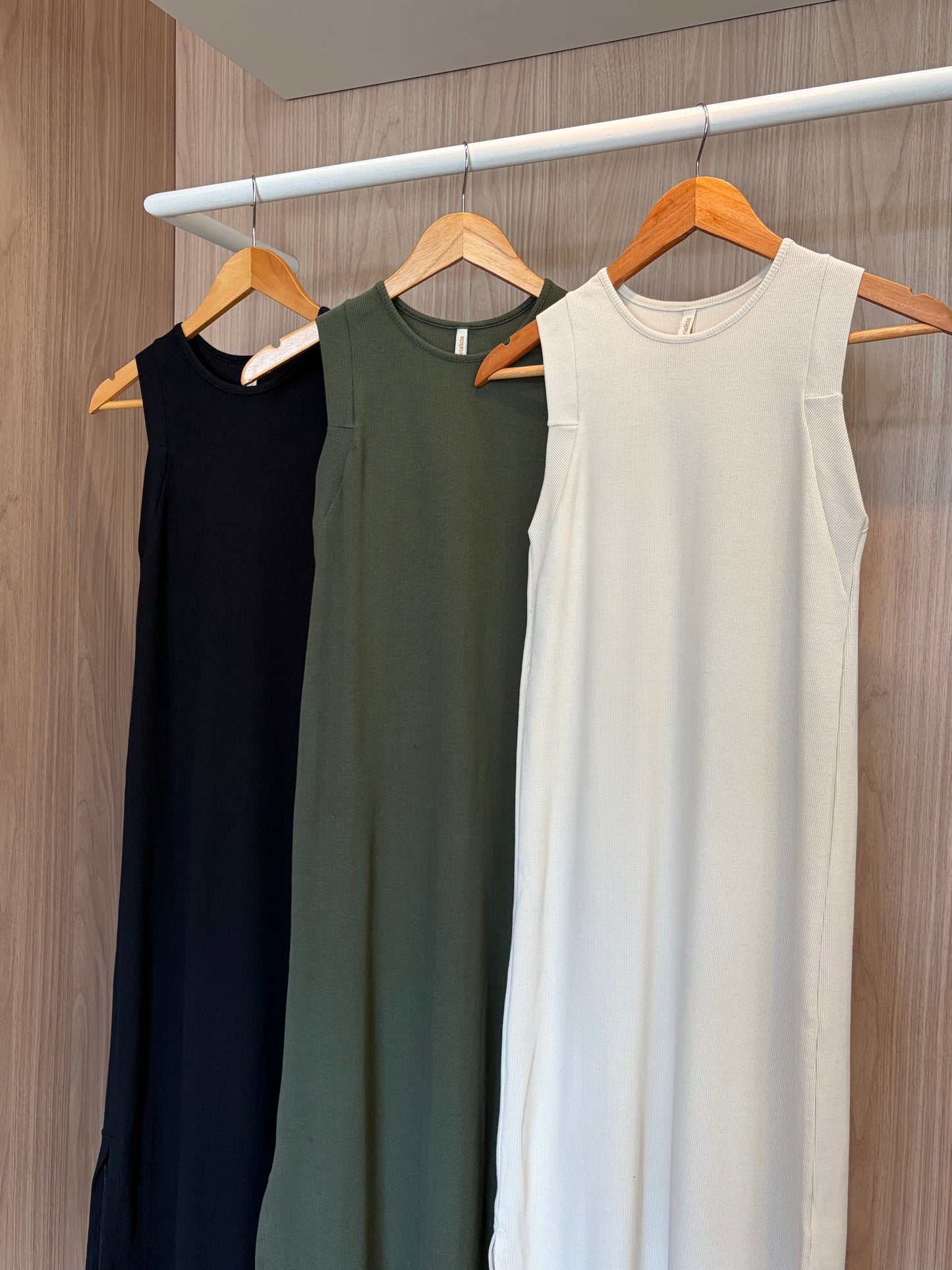 Vestido Malha Longo Eliza - cores