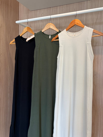 Vestido Malha Longo Eliza - cores