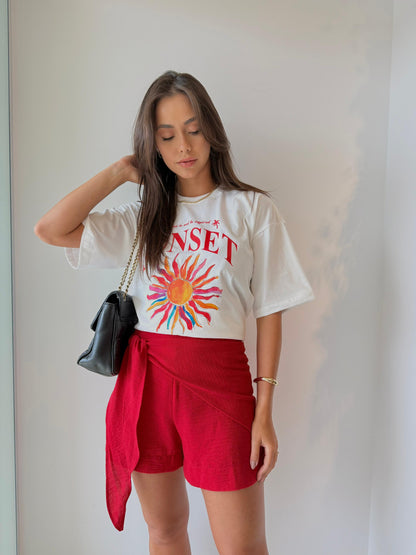 T-shirt Sunset - cores