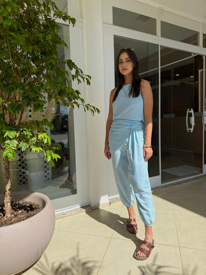 Calça Cannes Azul céu