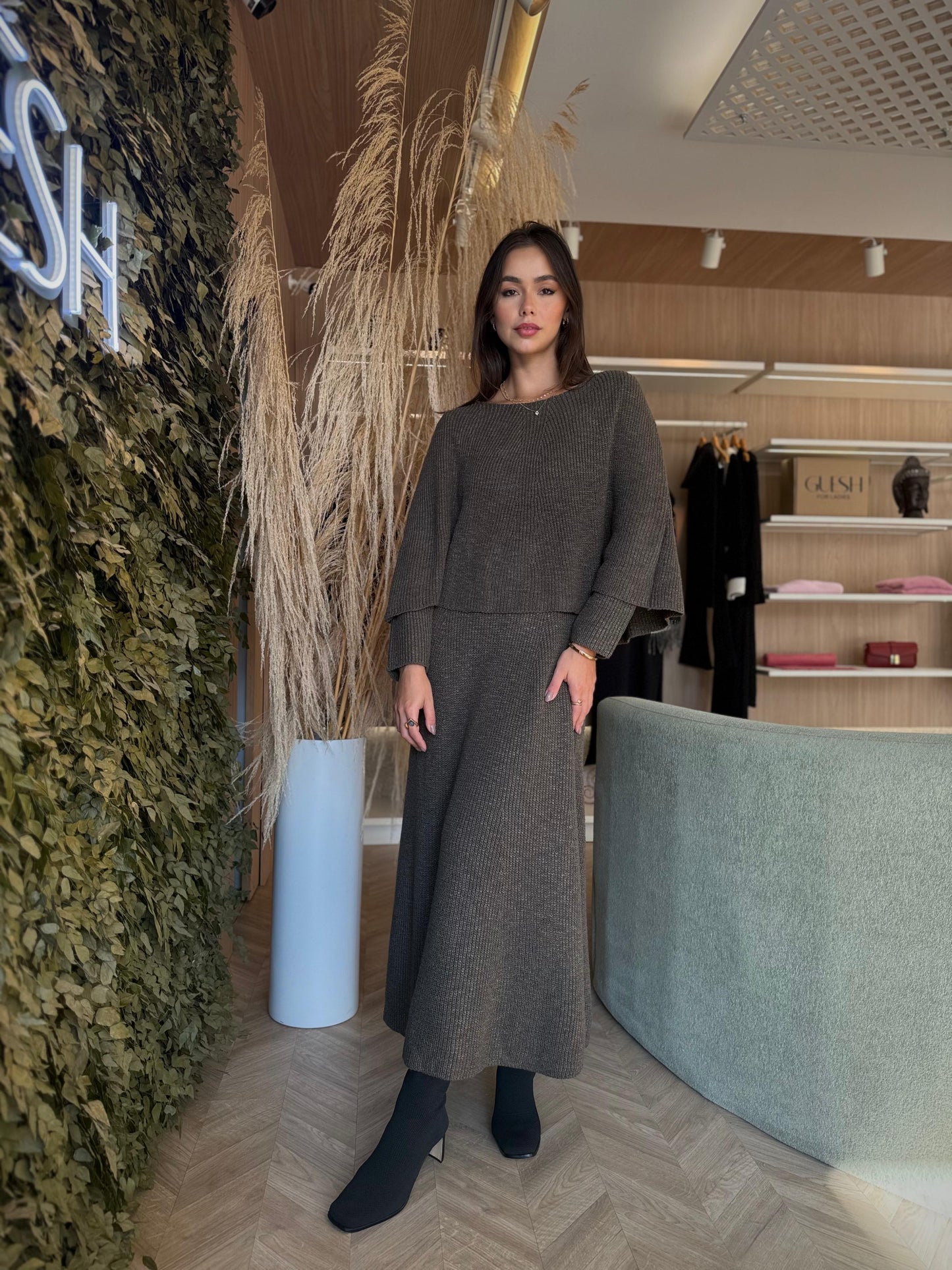 Vestido Tricô Amplo Milla - cores
