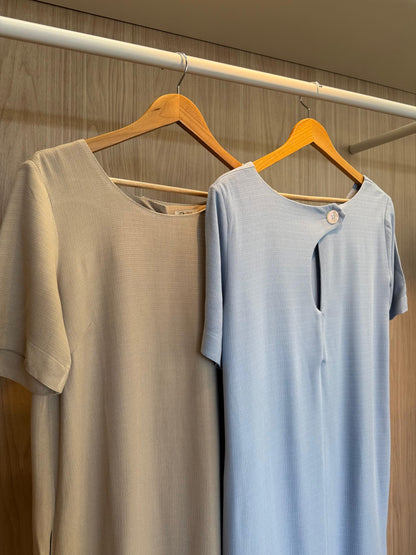 Vestido Curto Liso Mel - cores