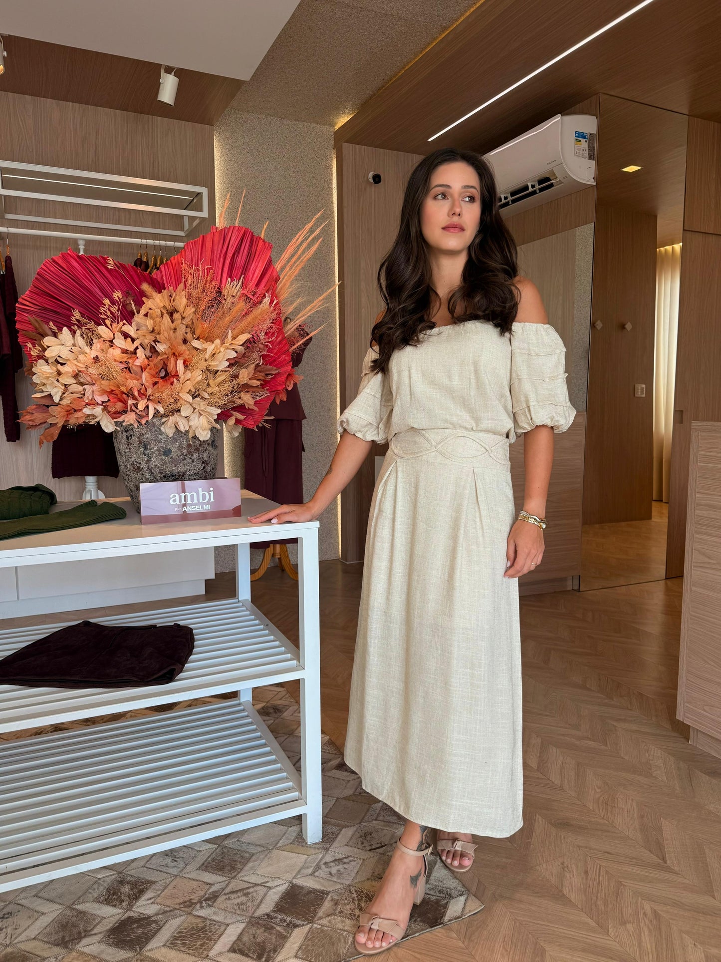 Saia Gêmeos c/cós trançado - cores