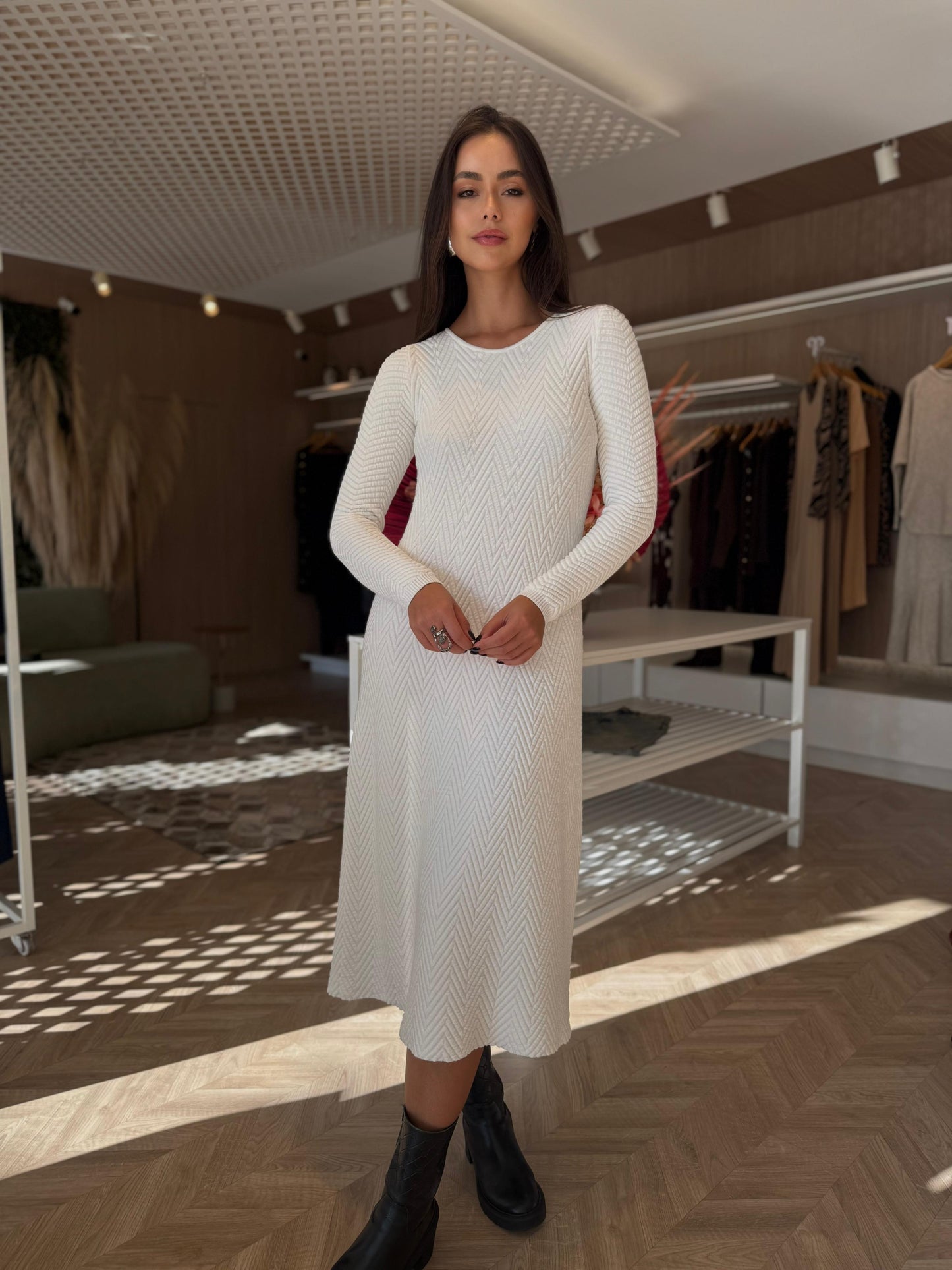 Vestido Off White Ambicione