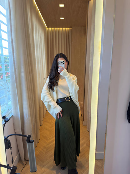 Saia Plissada Matcha Alpes
