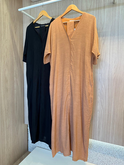 Vestido Liso c/faixa  - cores