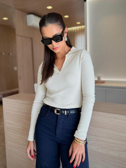 Blusa Gola V Malha - Cores