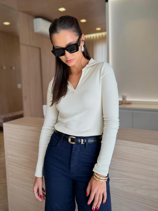 Blusa Gola V Malha - Cores
