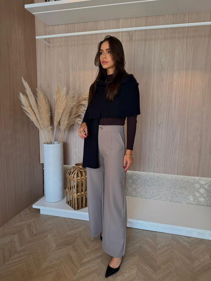 Calça Alfaiataria Conhaque