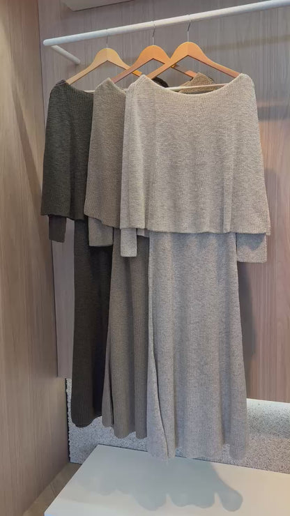 Vestido Tricô Amplo Milla - cores